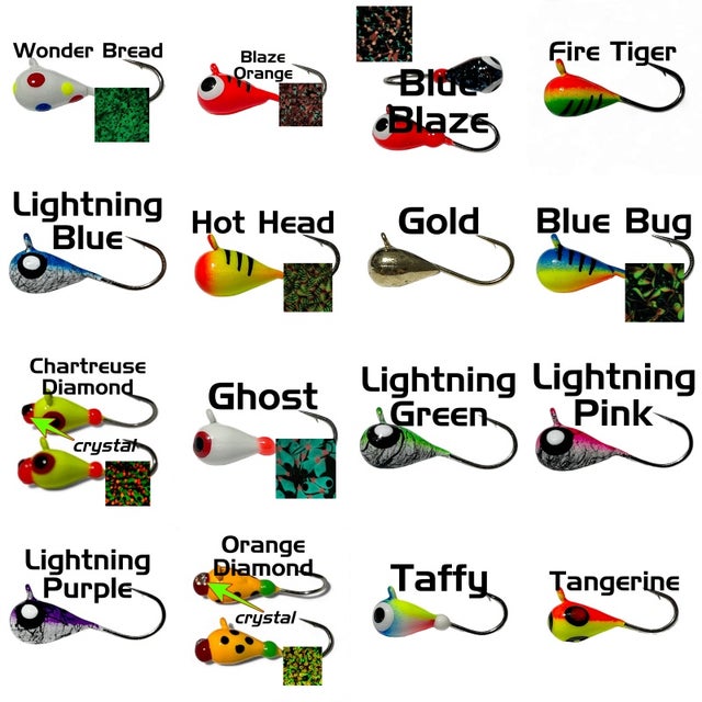 Tunsten Ice Jigs | Drop Zone Baits