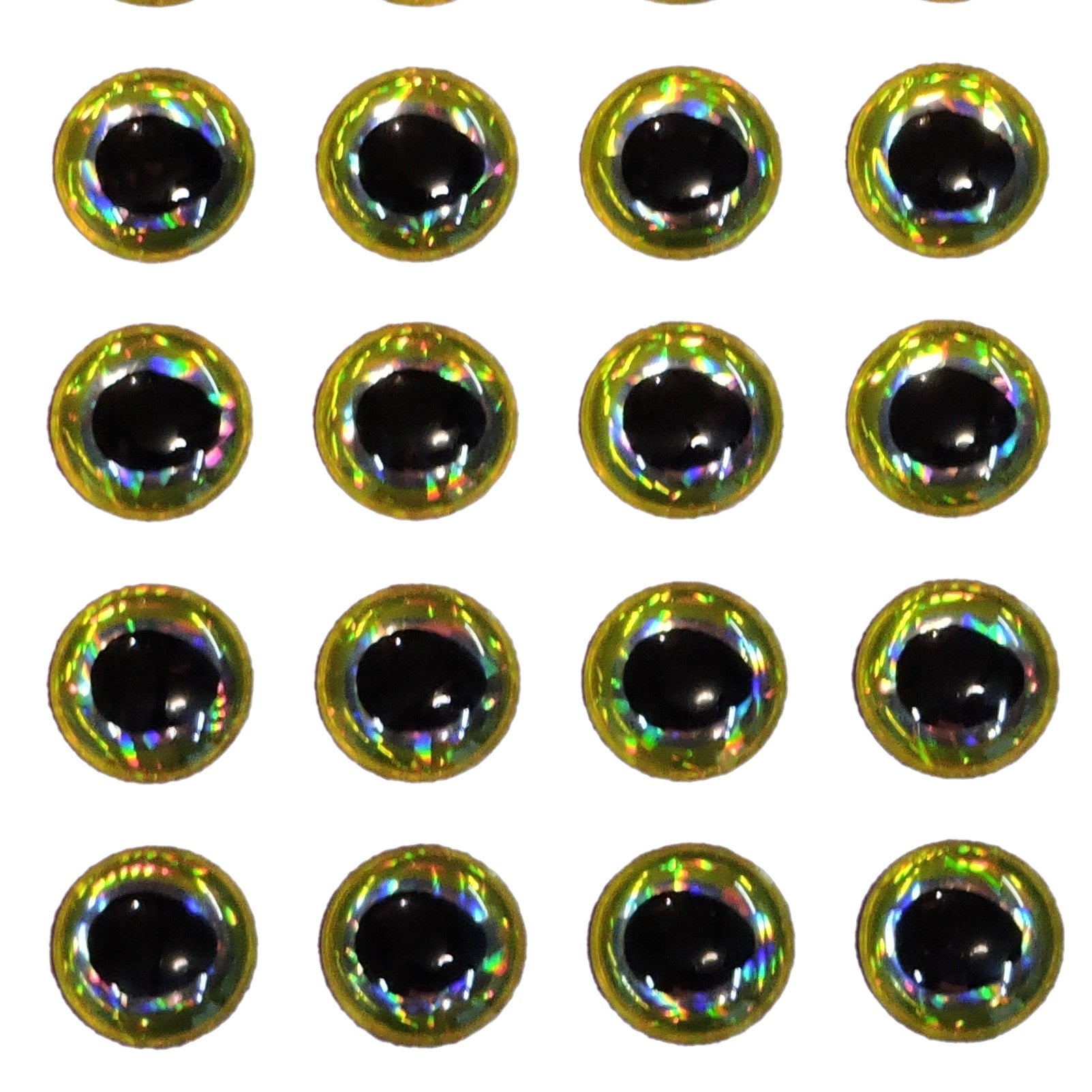7mm (9/32) - 3D Holographic Eyes for Fly Tying and Lure Making